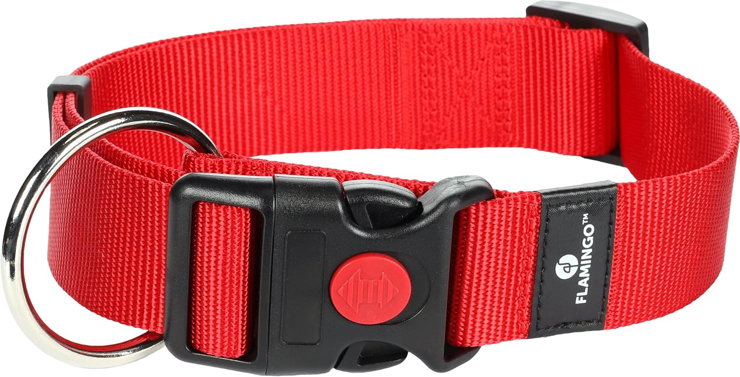 Dog Collar Ziggi Red XL 55-75cm 40mm