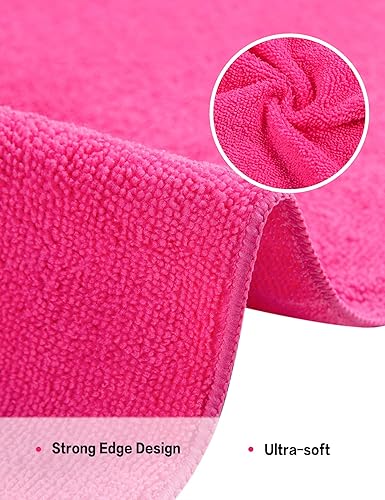 Miniatura 6 de SCRUBIT Paño de limpieza de microfibra sin pelusa para casa, cocina, automóviles, ventanas, paños de lavado ultra absorbentes y súper suaves