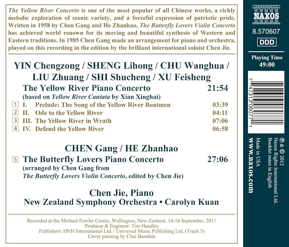 (未使用･未開封品)　Yellow  Piano Concerto / Butterfly Lovers [DVD] f4u0baa The Butterfly Lovers violin concerto & the yellow river