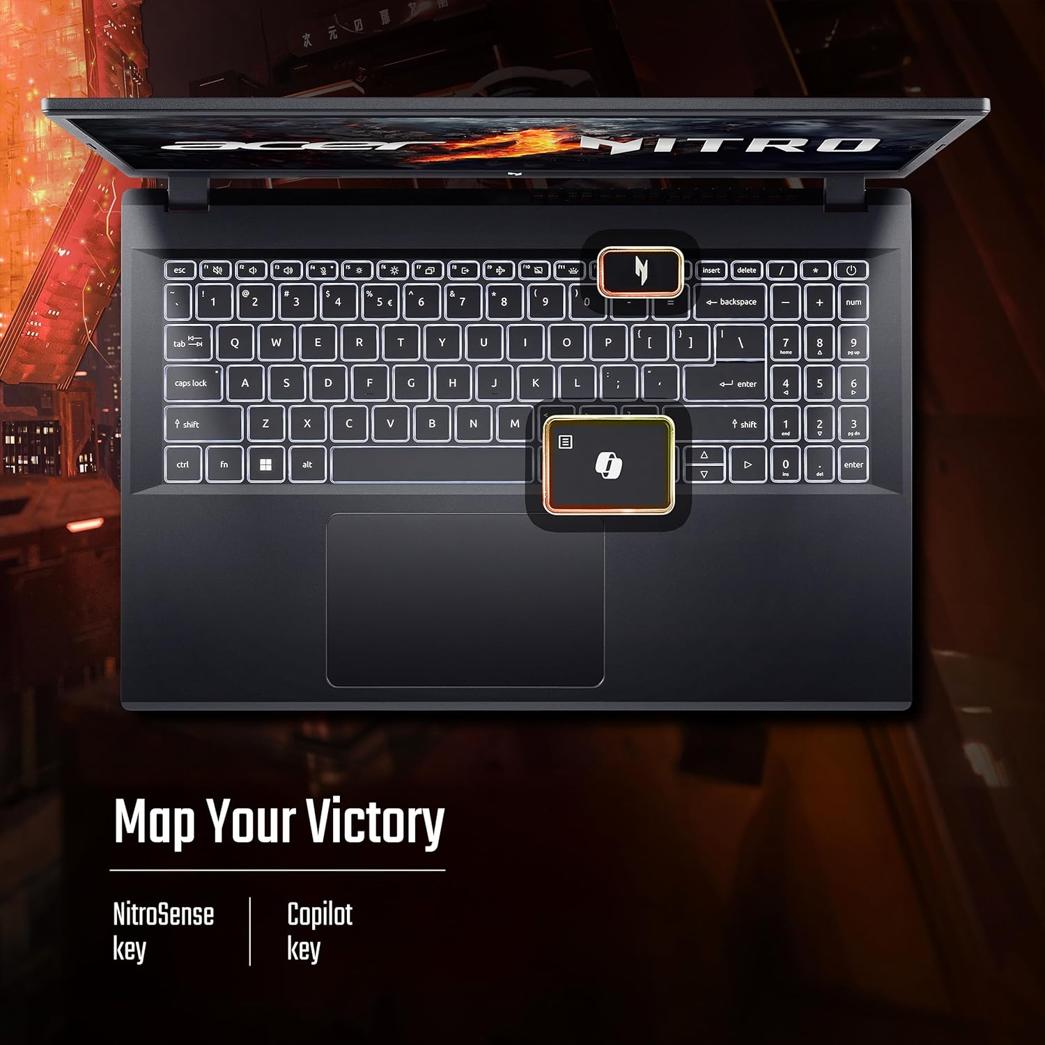 Acer Nitro V 15, AMD Ryzen 5 6600H Hexa-core Processor,NVIDIA GeForce RTX 4050-6GB GDDR6,16 GB, 512 GB, Full HD IPS, 15.6"/39.62 cm, 165 Hz, Win 11 Home,Obsidian Black, 2.1 kg, ANV15-41,Gaming Laptop 30 81ZnLa+cSaL. SL1500