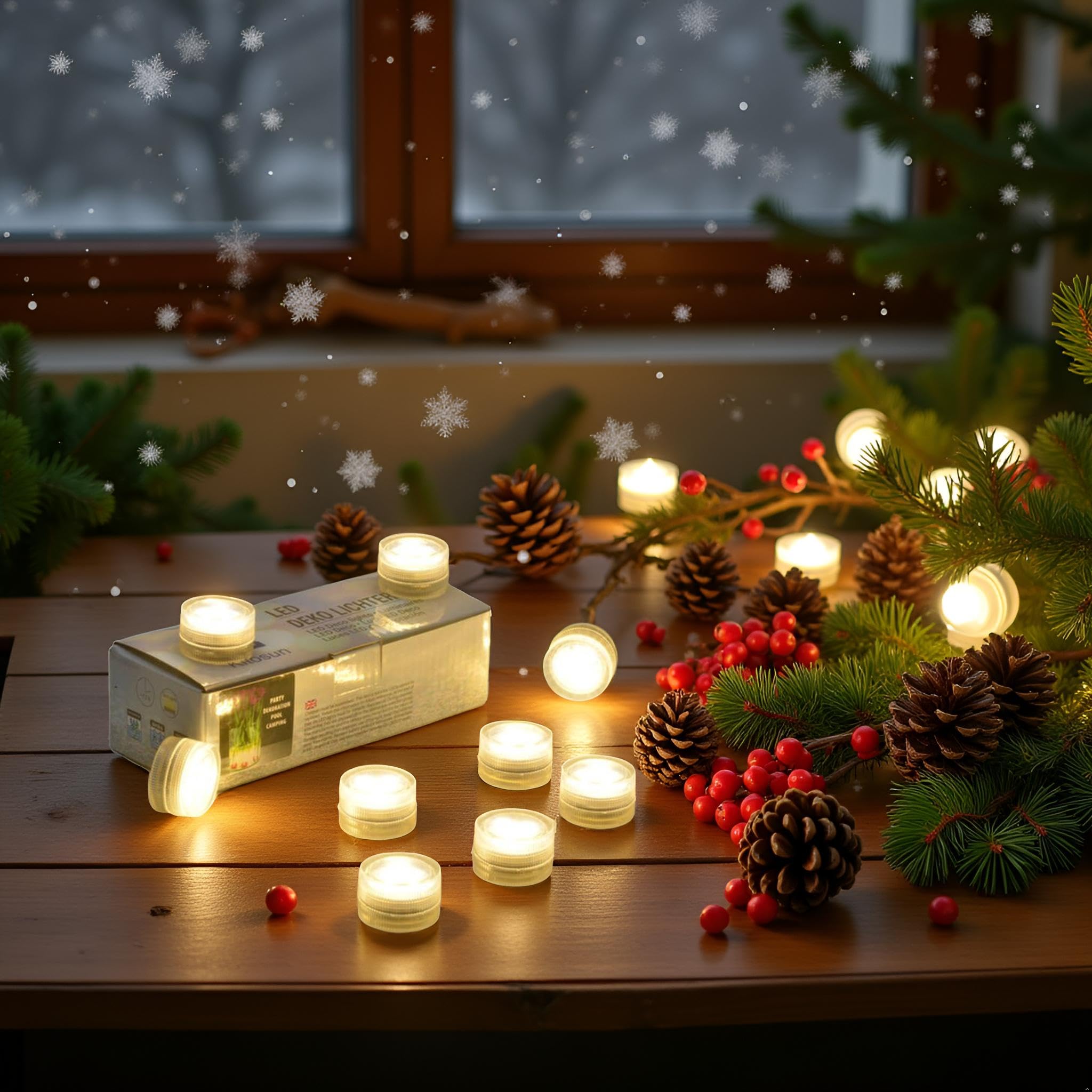 Amazon.com: Mata Leon Mini Waterproof Battery Christmas LED