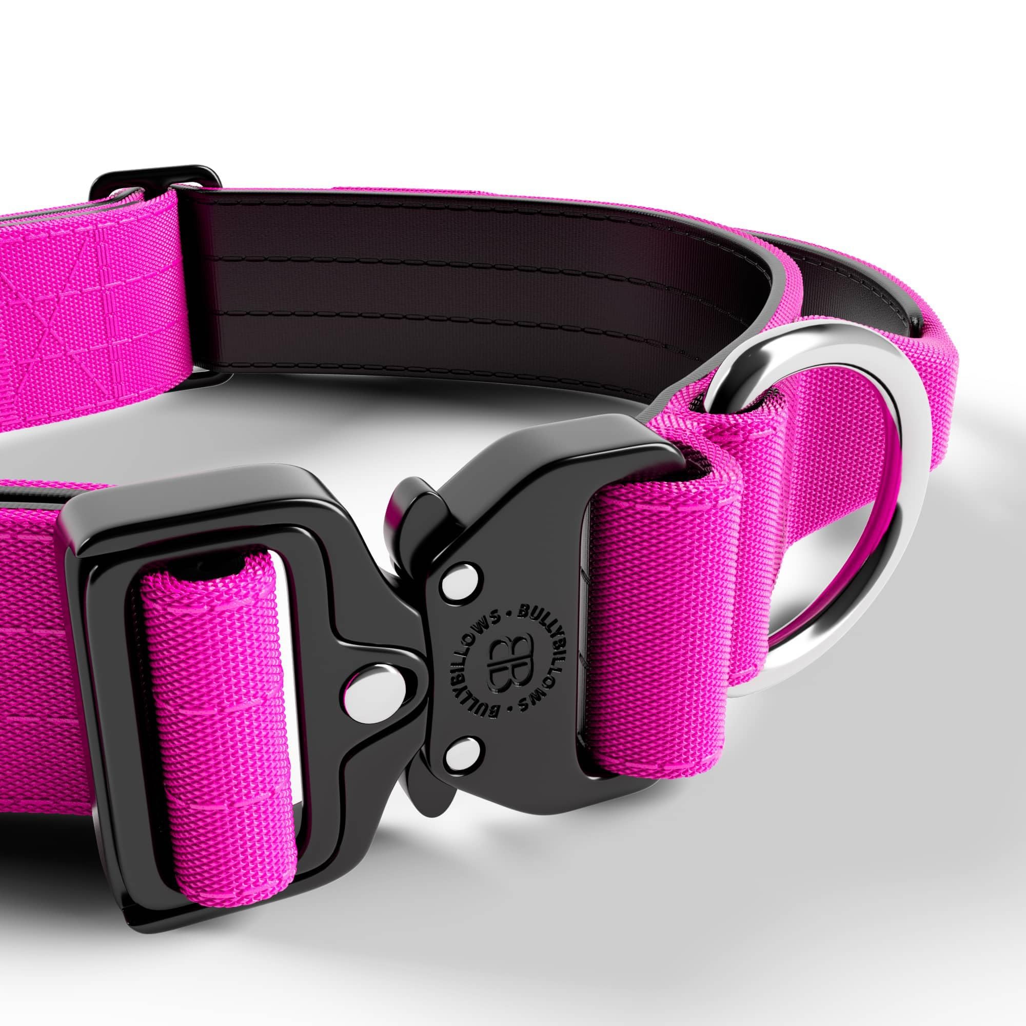 BullyBillows 4cm Combat Collar, Magenta, Large - 19-26" / 48-66cm - Image 3