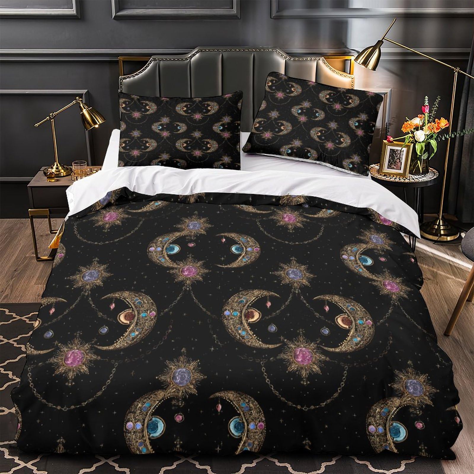 Housse de couette 220x240cm hypoallergique pour un sommeil doux et sain
