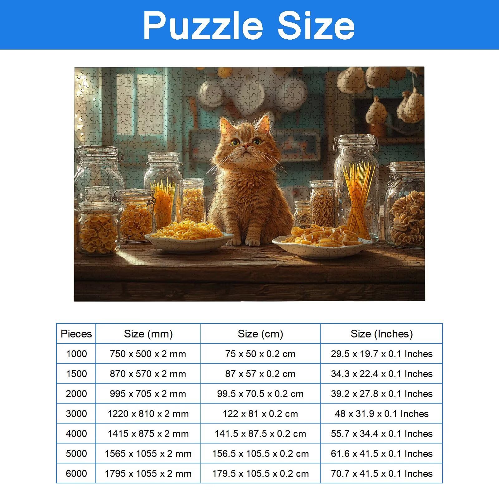 Puzzle 2000 Piezas Adultos, Puzzle Gato con Exquisita Caja de Embalaje, 2000 Piezas Rompecabezas Desafiante para Adultos, Rompecabezas Bar para Toda la Familia, Regalo Mujer, Regalo Hombres, -8902