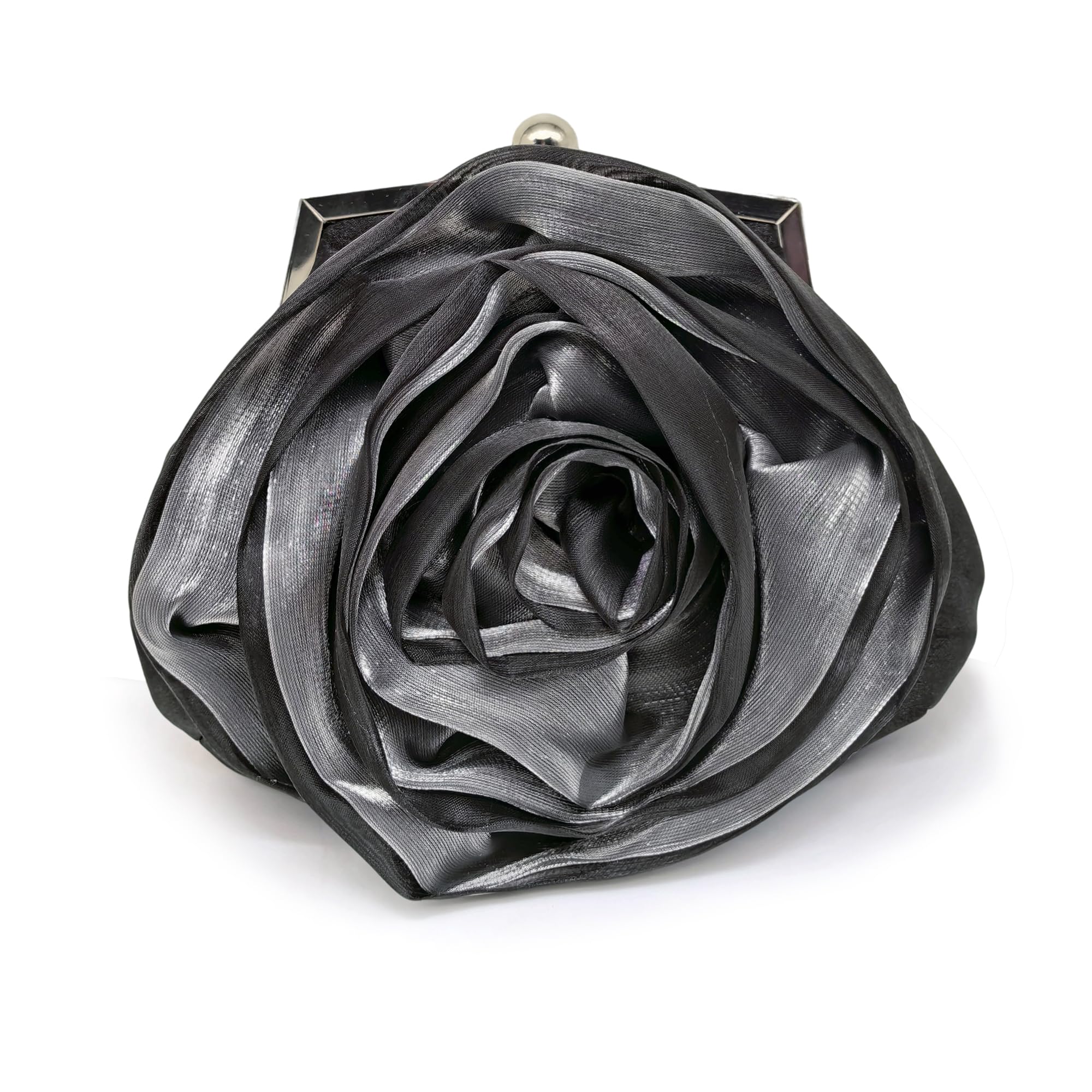 Pahajim Pochette Donna Elegante Borsa Cerimonia Clutch Bag con Catena Piccola Borsetta Sera Fiori per Matrimonio Balli Feste