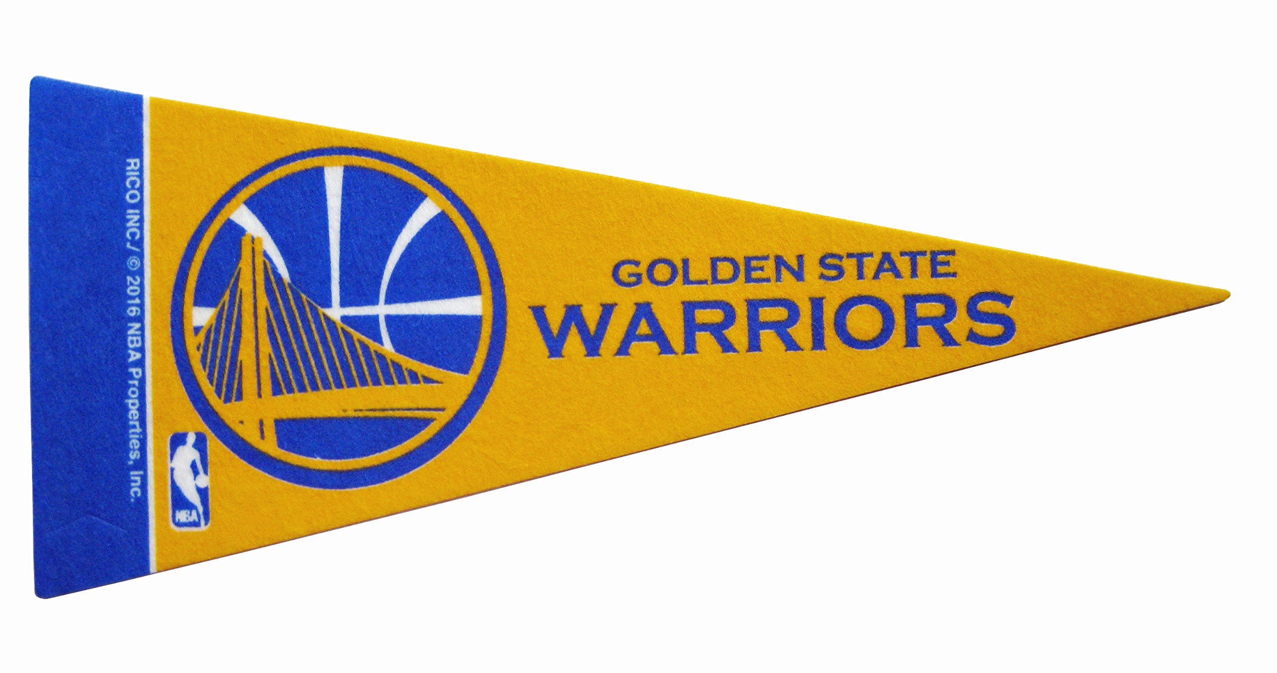 Banderín de Golden State Warriors de 9"x4" para decorar tu habitación