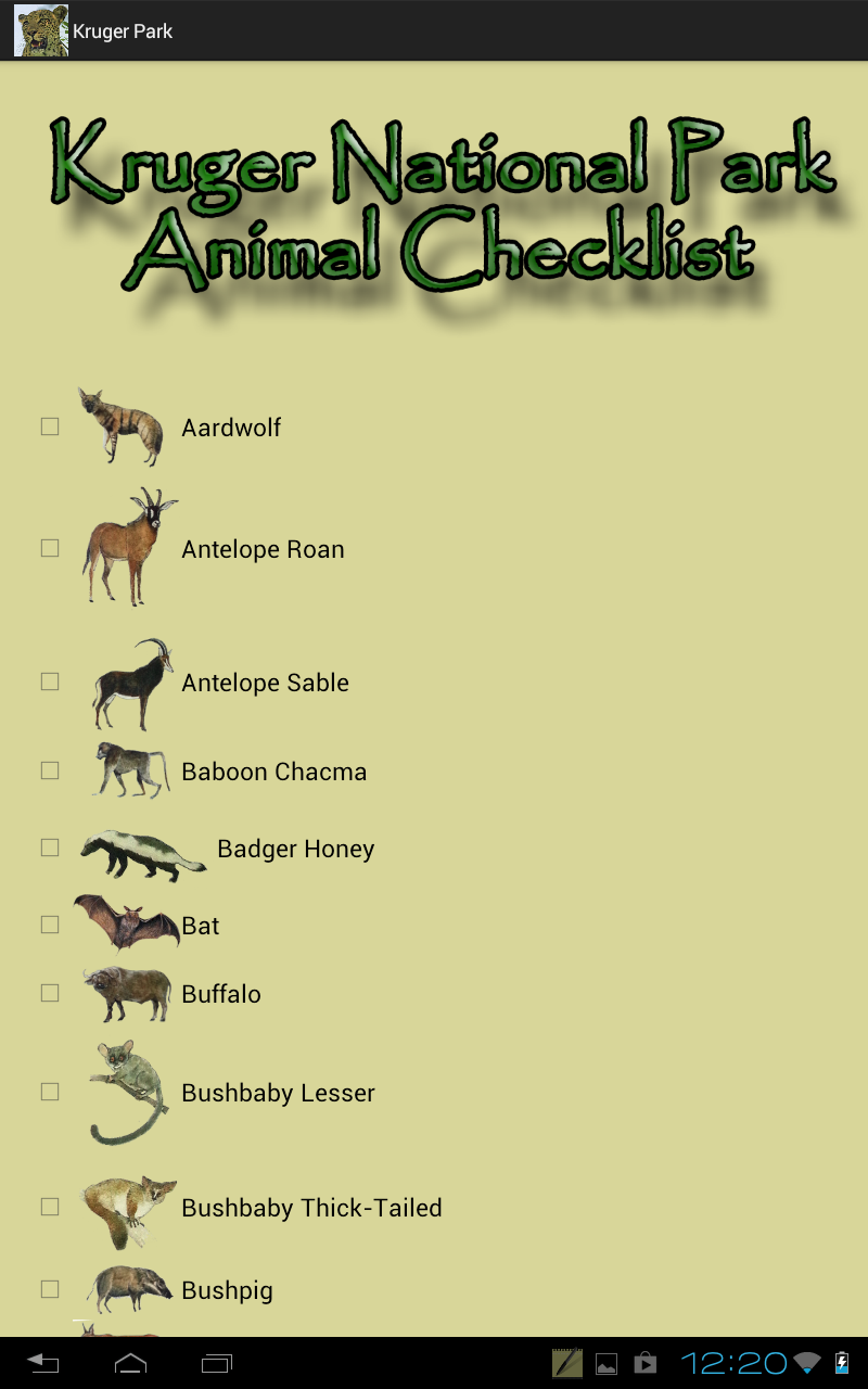 Kruger National Park visual data 8