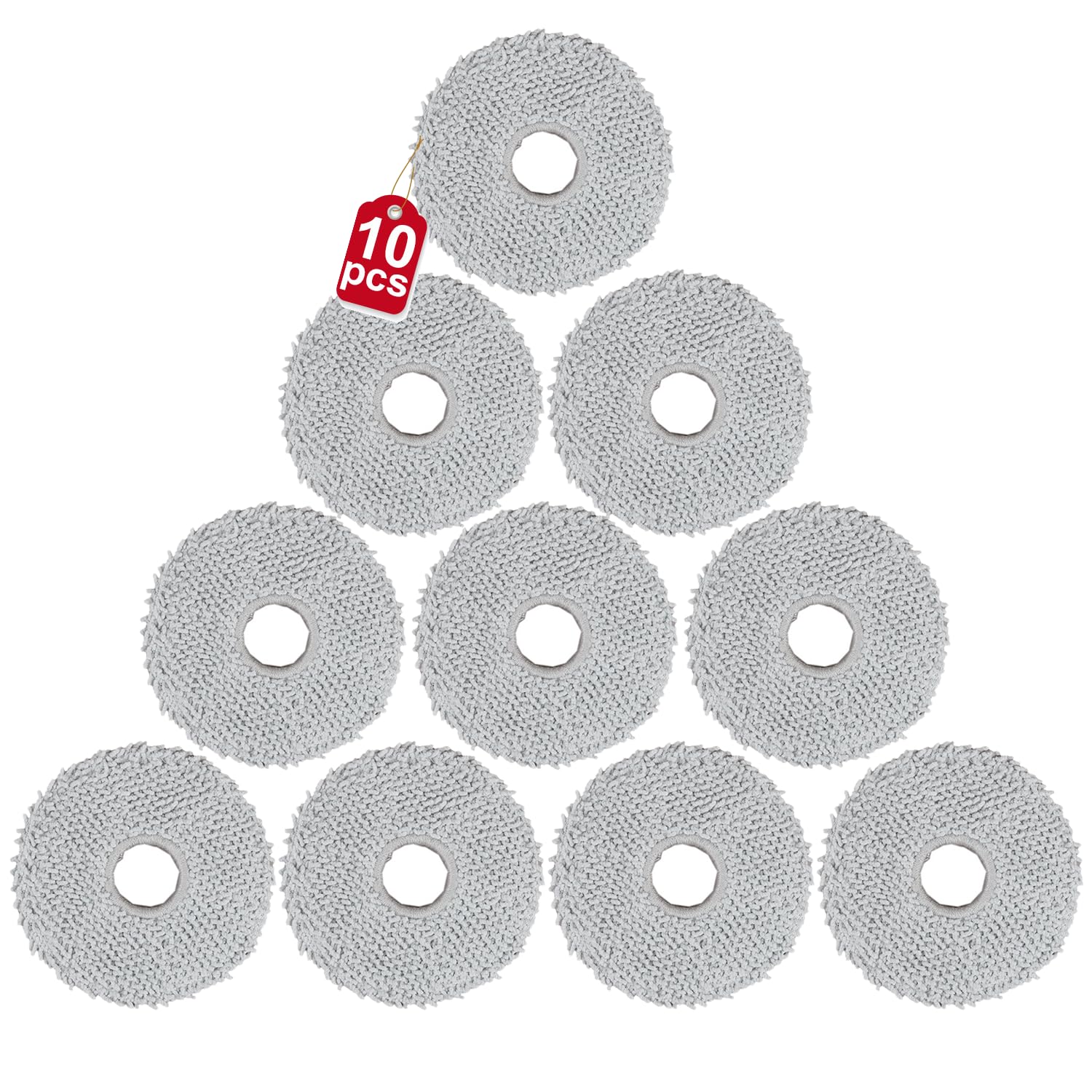 10 sztuk ściereczek do Ecovacs Deebot X2/Omni/X2 Pro/T20 Xiaomi X10+/Dreame L10s ultrać/L20