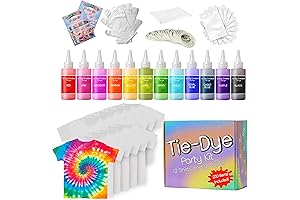 All-in-One Kids Tie Dye Kit - Best Tie Dye Party Pack for Ages 4-8