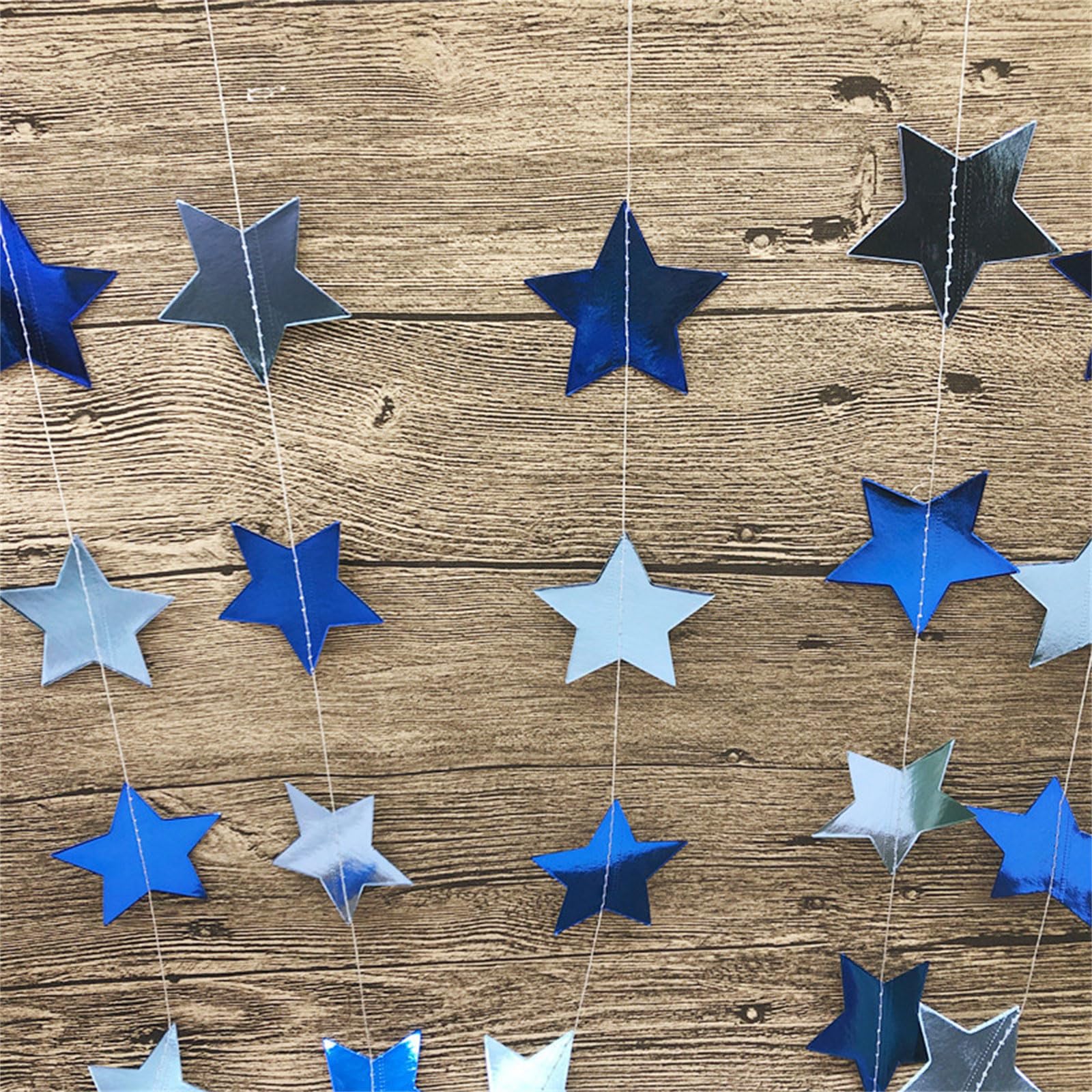 Étoiles En Papier Découpées Dorées - Lot De 12 - Décoration Fête, Noël, Anniversaire