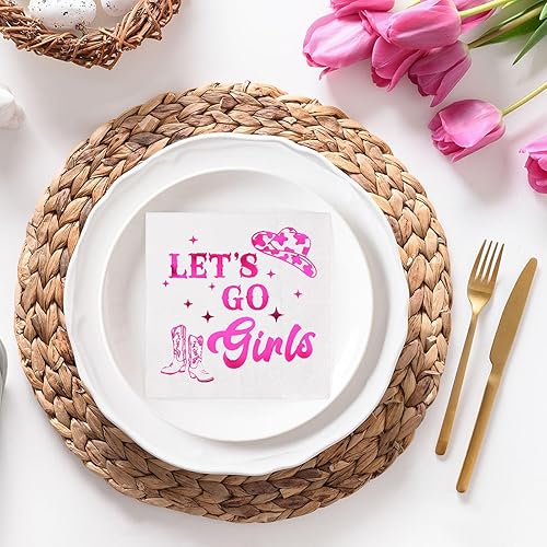 Miniatura 3 de Decoraciones de fiesta de vaquera – Decoraciones de despedida de soltera, Lets Go Girls Western Disco Cowgirl Last Rodeo decoraciones de despedida