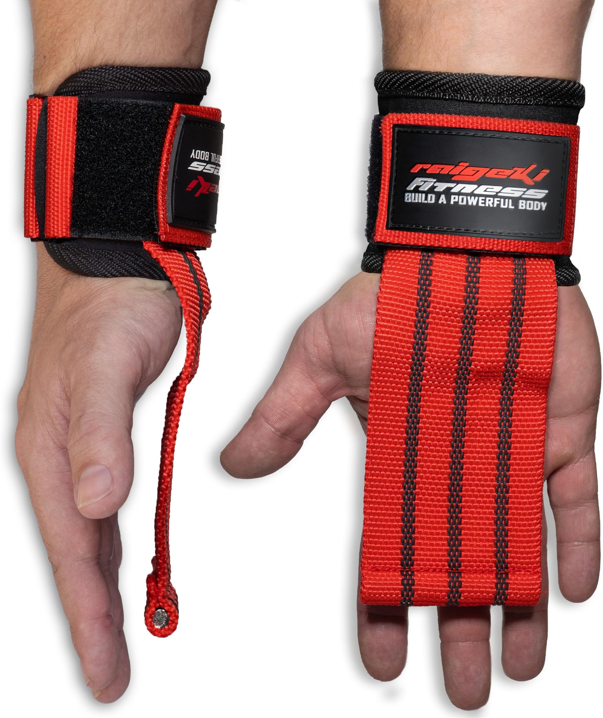 Fast Grip Lifting Straps for weightlifting Strength Training (+ Training Plans) Professional quick fastening with Metal Bolts for Powerlifting, Crossfit & Fitness - Bodybuilding for Men and Women