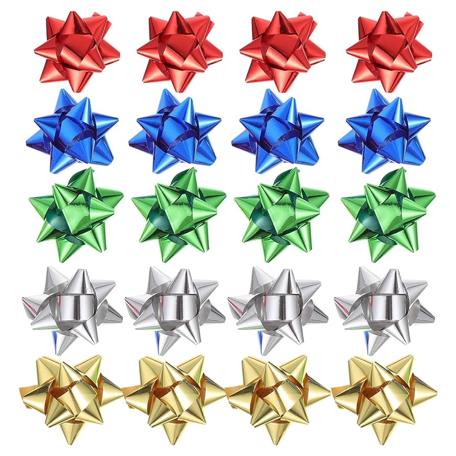 w164 ラッピング　フラワーリボン　グリーン　大　大量　まとめ　テカテカ Amazon | FRCOLOR ラッピングリボン フラワー リボンシール