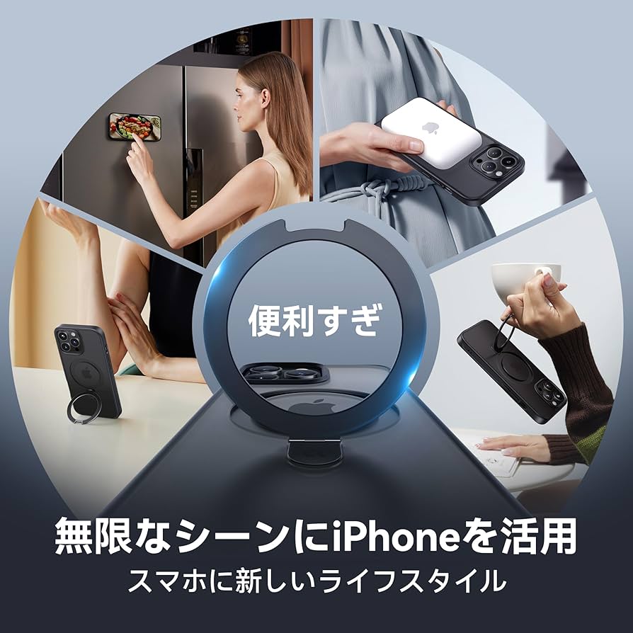 ⭐️CASEKOO iPhone14Pro 用ケース 隠しスタンド パープル CASEKOO iPhone14ProMax 用 ケース 隠しスタンド 横縦両立 米軍