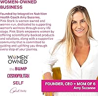 Vista 5 de Pink Stork Suplementos de aceite de pescado Omega 3 para mujeres con DHA y EPA - Suplemento omega-3 sin eructos de alta potencia para la salud