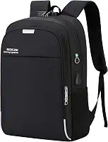 Mochila Executiva Unissex para Notebook até 15.6” - com Entrada USB e Passa-fio para fone – Ideal para Faculdade, Trabalho e Viagens – Antifurto, Reforçada e Confortável - Masculina e Feminina