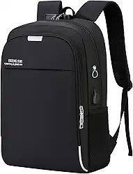 Mochila Executiva Unissex para Notebook até 15.6” - com Entrada USB e Passa-fio para fone – Ideal para Faculdade, Trabalho e Viagens – Antifurto, Reforçada e Confortável - Masculina e Feminina