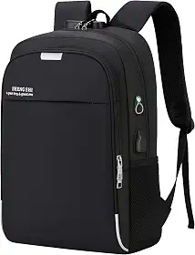 Mochila Executiva Unissex para Notebook até 15.6” - com Entrada USB e Passa-fio para fone – Ideal para Faculdade, Trabalho e Viagens – Antifurto, Reforçada e Confortável - Masculina e Feminina
