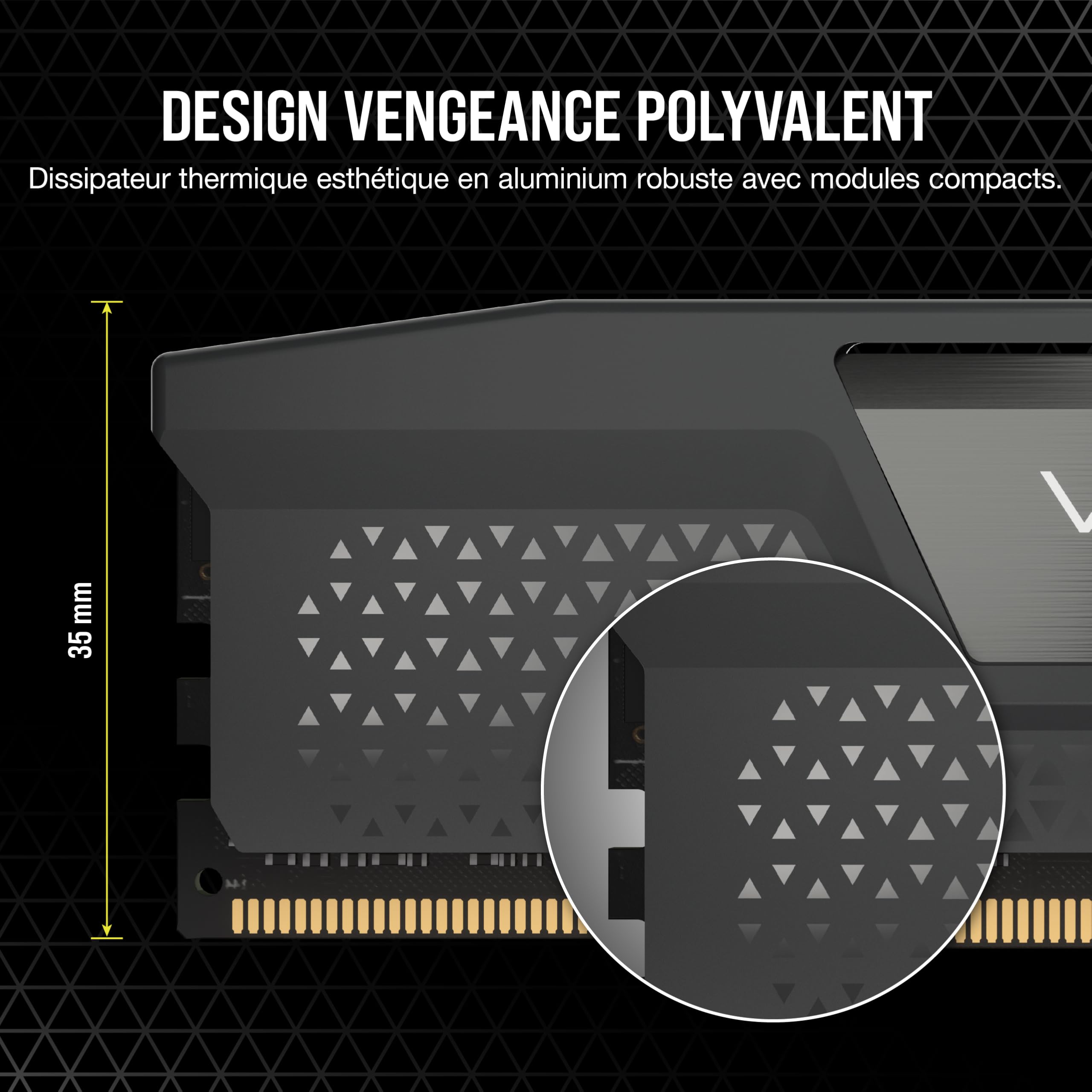 CORSAIR Vengeance DDR5 RAM 32Go (2x16Go) Jusqu'à 6000MHz CL30 AMD Expo Mémoire D'ordinateur Compatible iCUE - Gris (CMK32GX5M2B6000Z30)