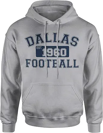 Wishful Inking Football Est.1960 Vintage Dallas Style Classic Unisex NuBlend Hooded Sweatshirt