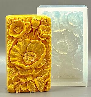 Poppy Silicone Mold for Making and Other Crafts, Flower, Floral ARTCRAFTMOLDS