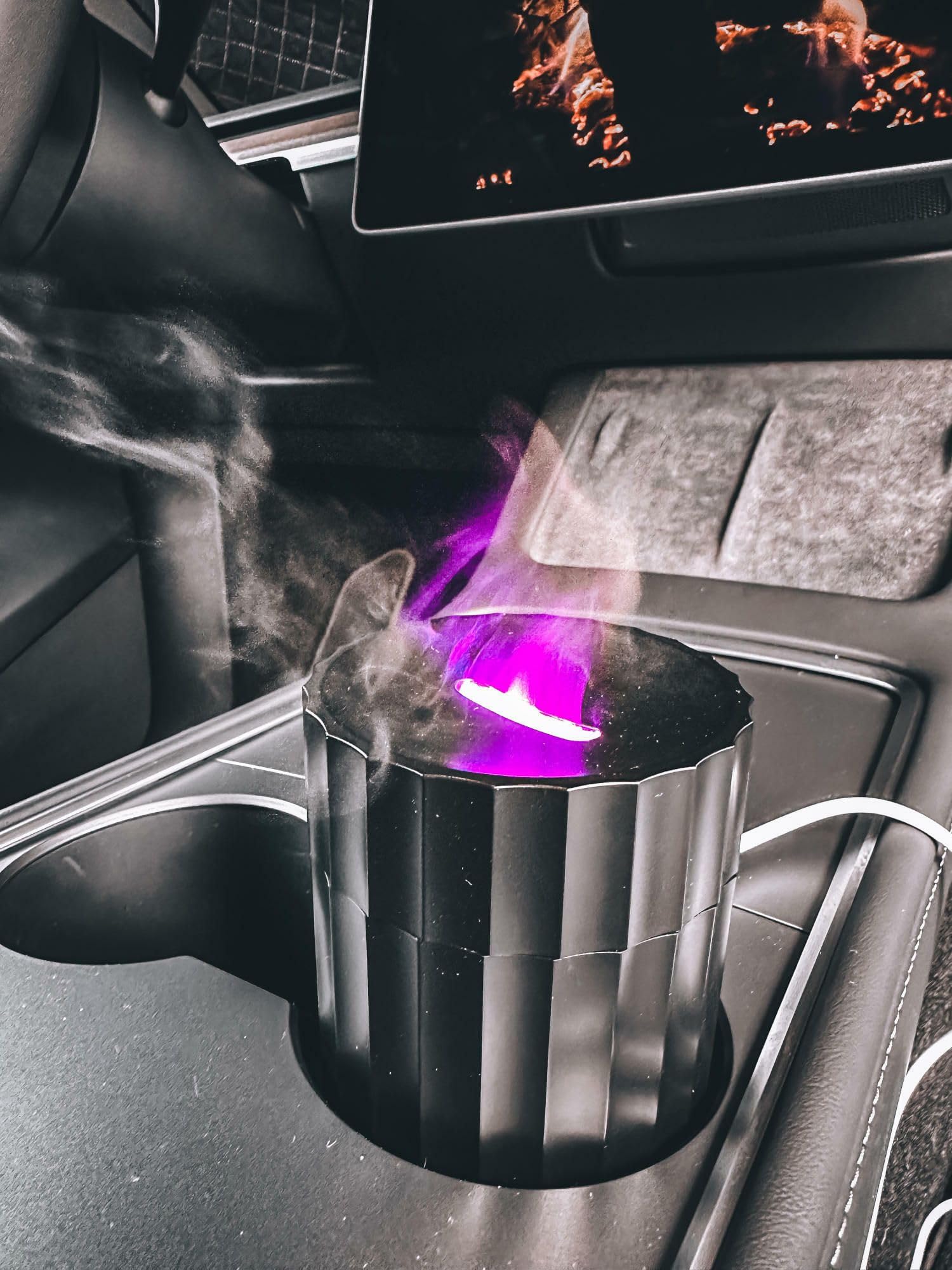 Diffusore aroma Car Flame per auto nero 100ml USB-C