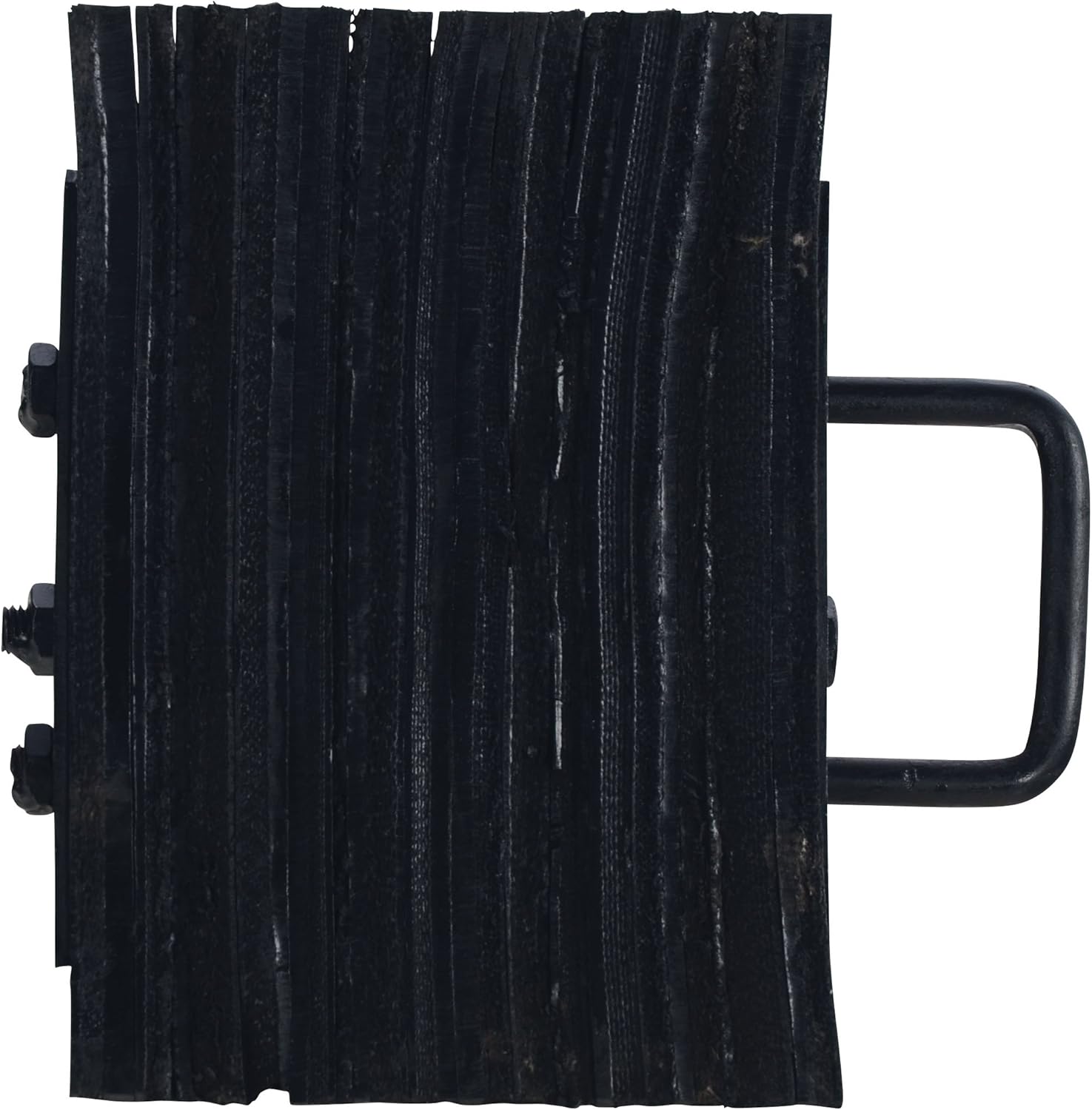 Vestil LWC-15 Laminated Rubber Wheel Chock 8 In. x 10-5/16 In. x 8 In. Black