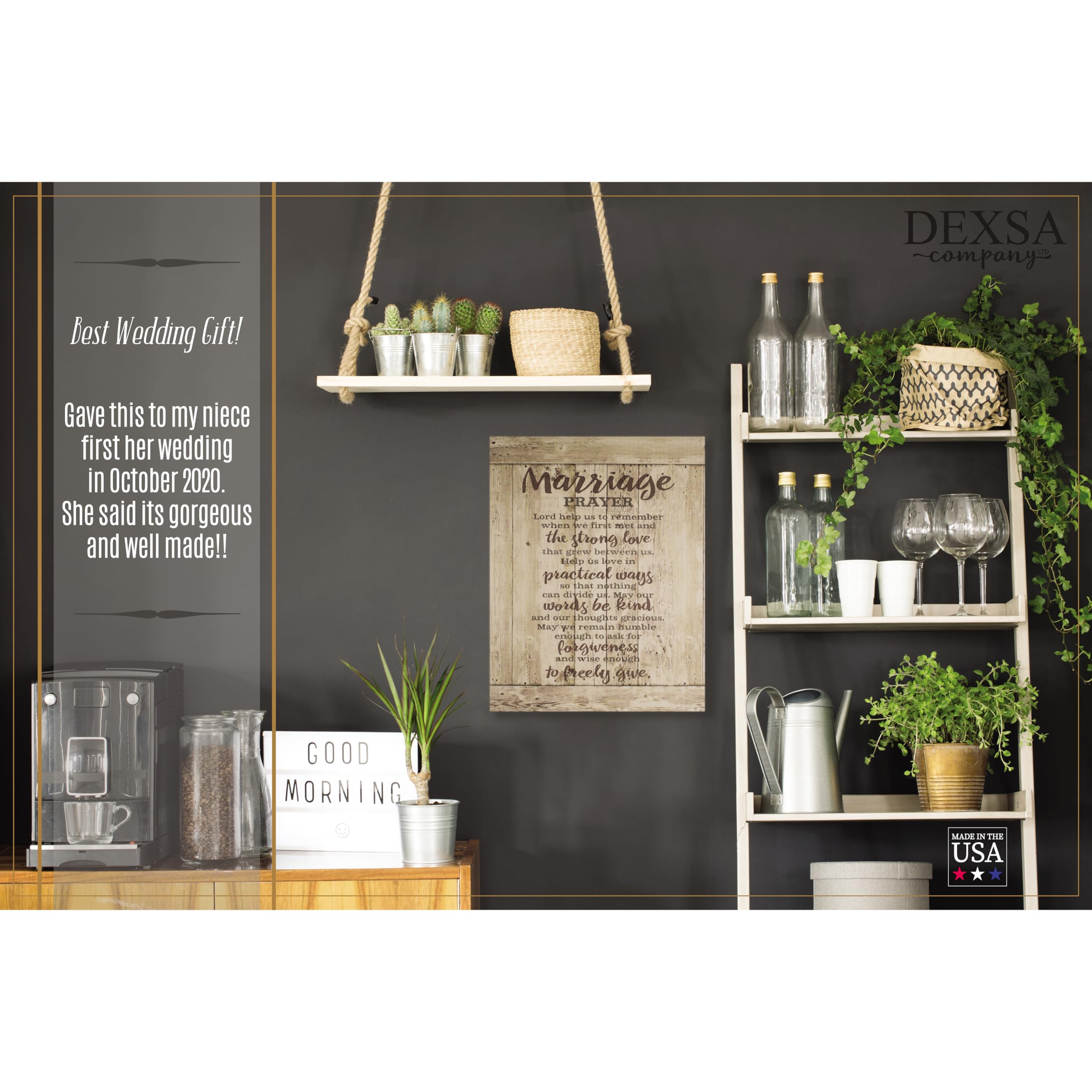 Placa de madera con frase inspiradora de matrimonio, 29,8 x 38,1 cm, marco vertical elegante, decoración para colgar en la pared | Lord, ayúdanos a recordar cuando nos encontramos por primera vez |