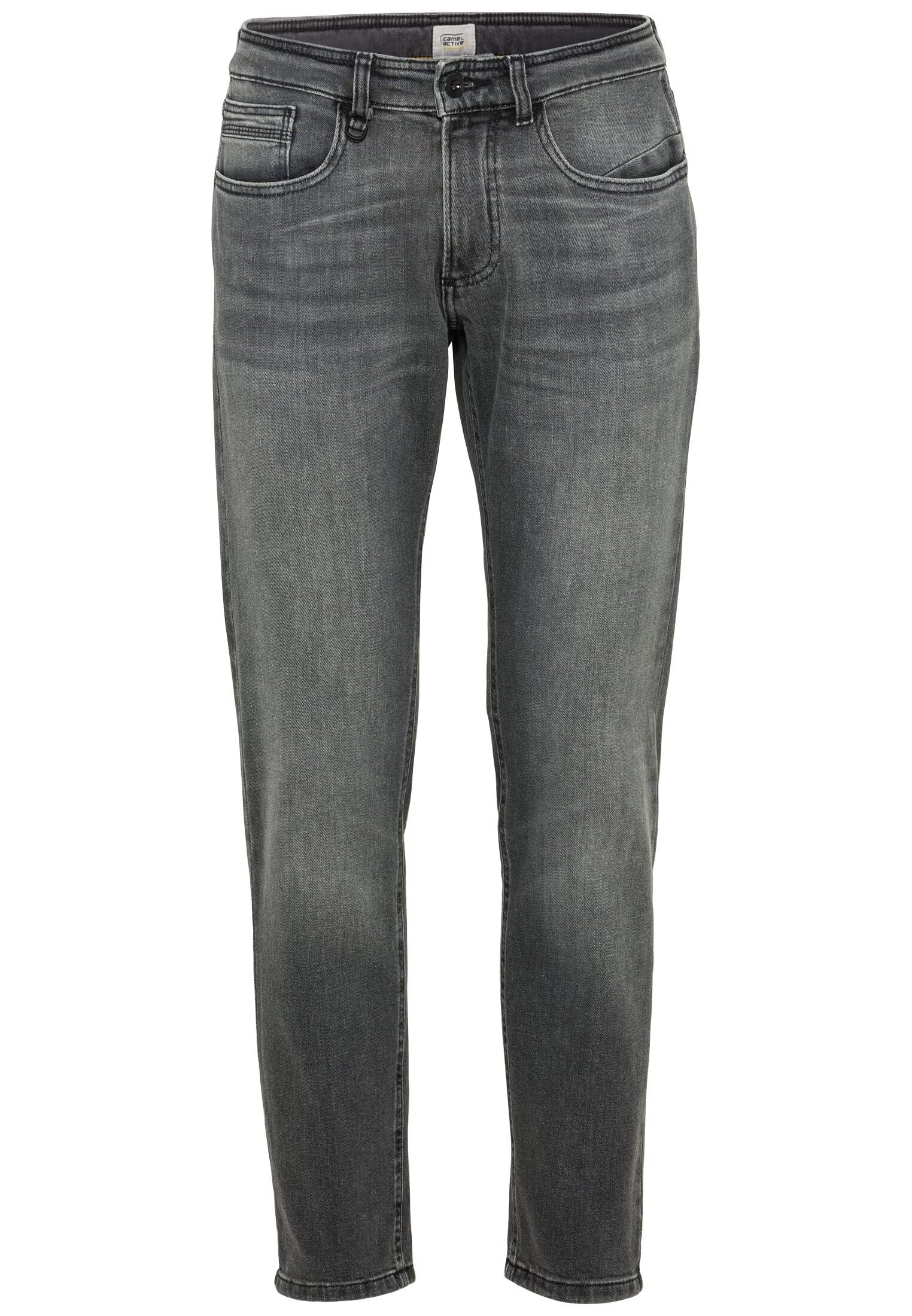 camel active Herren Slim Fit Raw Denim