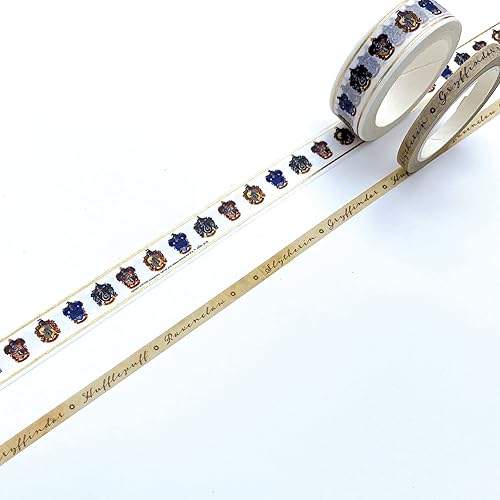 Miniatura 4 de Paper House Productions Harry Potter - Juego de 3 rollos de cinta washi de aluminio para álbumes de recortes y manualidades, paquete de 3 unidades