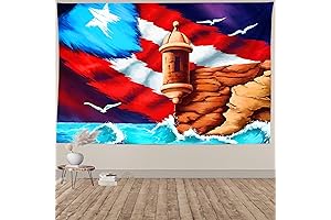 Bandera de Puerto Rico Coastal Tapestry