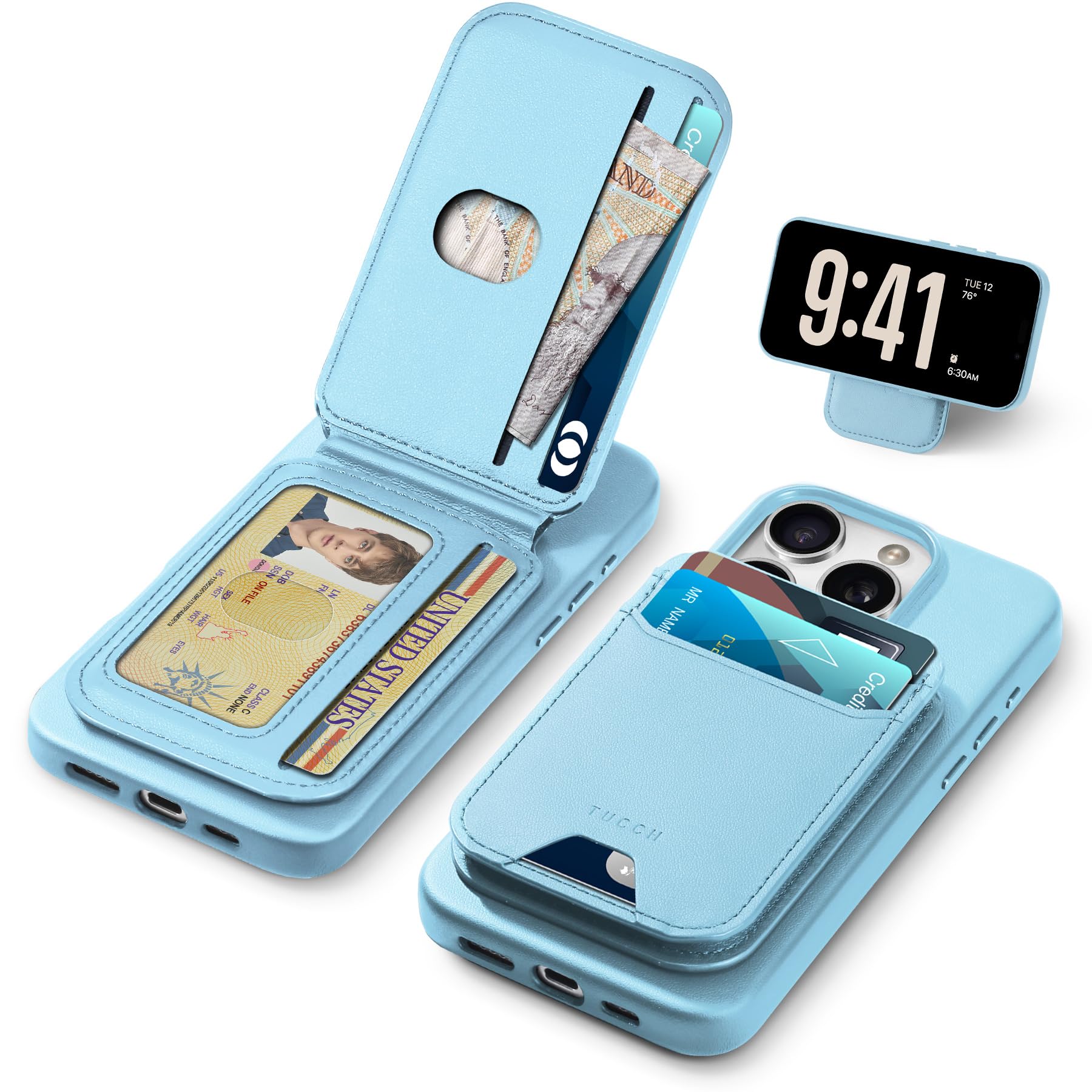 Coque iPhone 16 Pro RFID blocage et support vidéo ajustable fin - 7