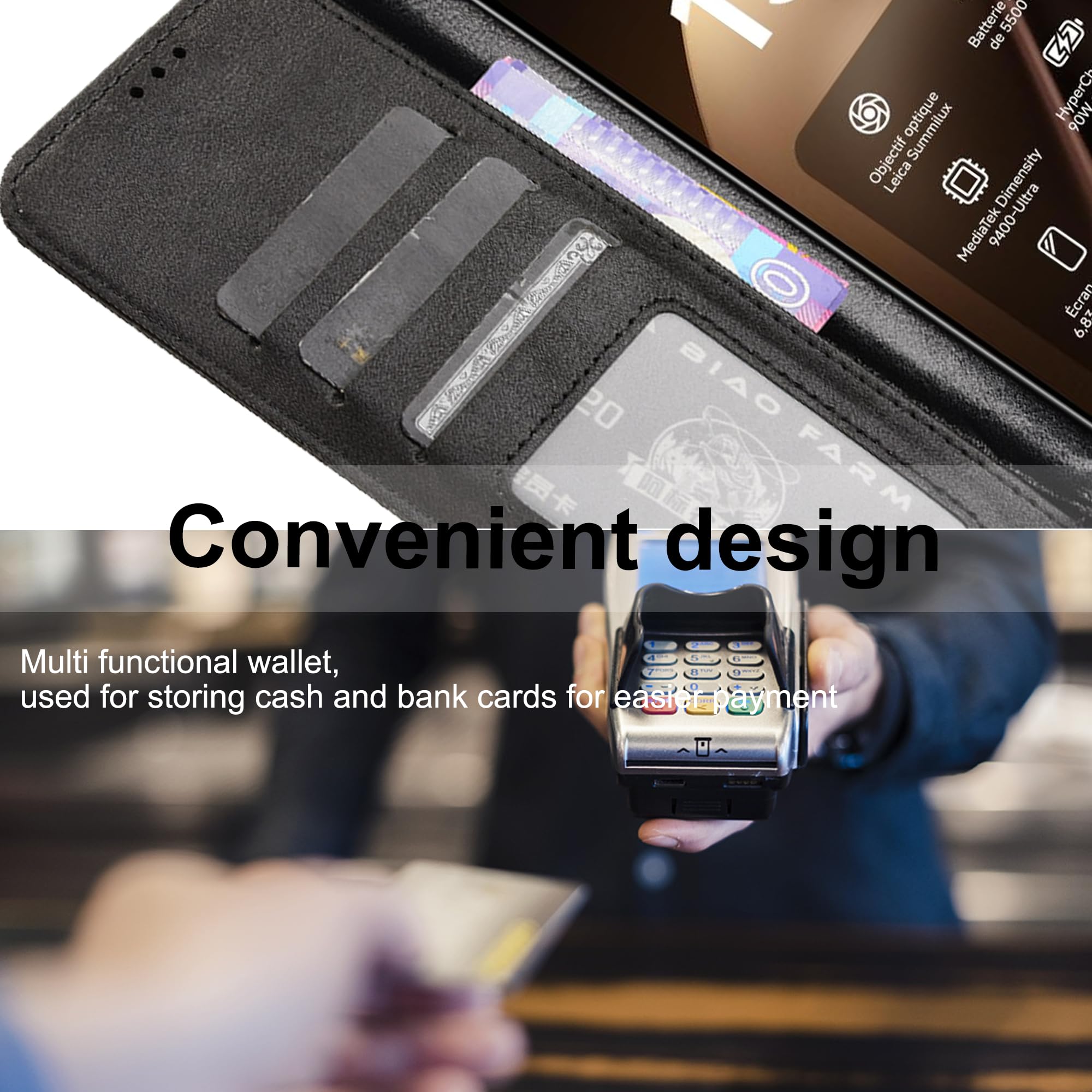 For Xiaomi 15T / 15T Pro Luxury Retro Leather Shockproof Phone Case Hybrid Cover - View #7