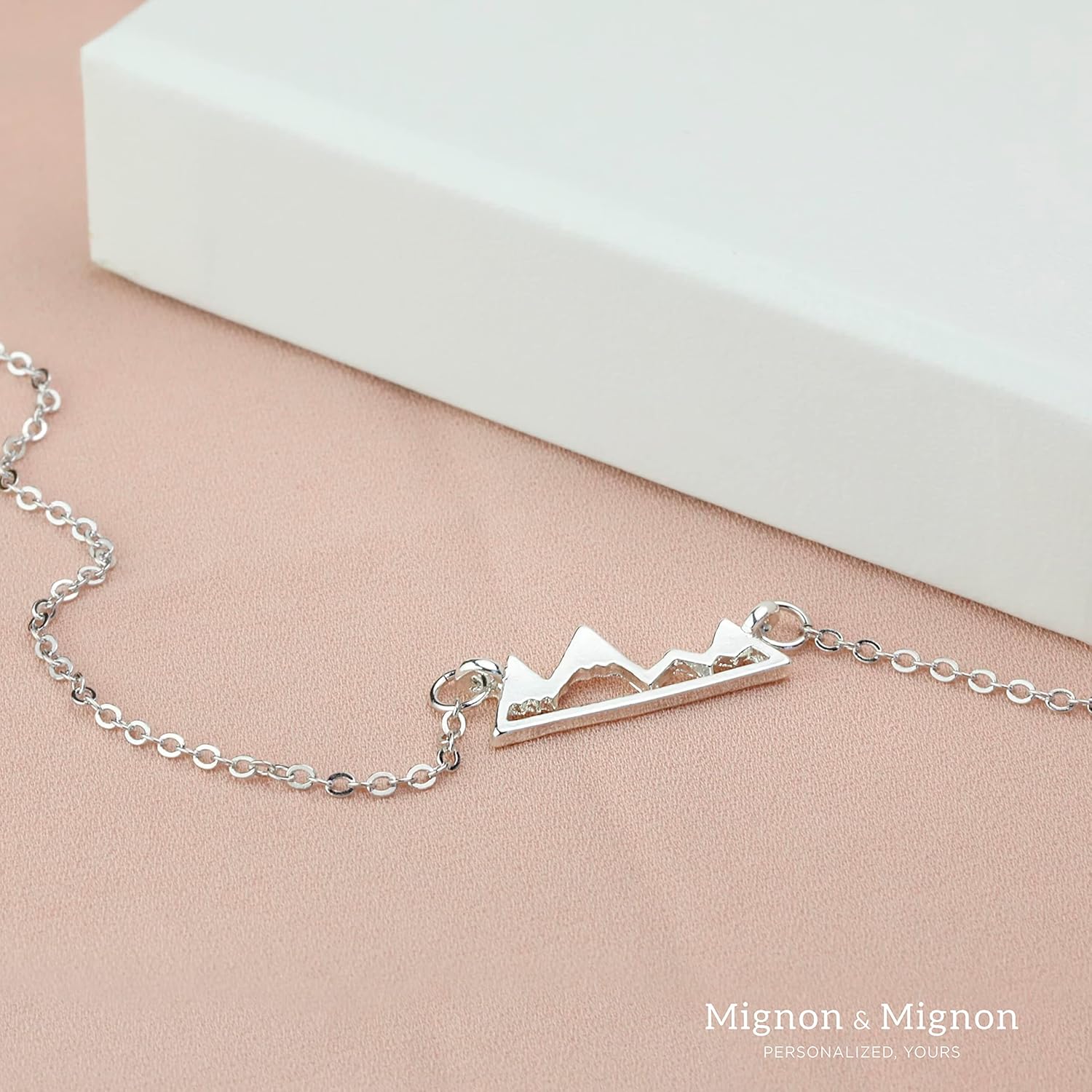 Mountain Necklace Adventure Mountain Charm Boho Jewelry Gift Women Mother's Day Gift - CMN