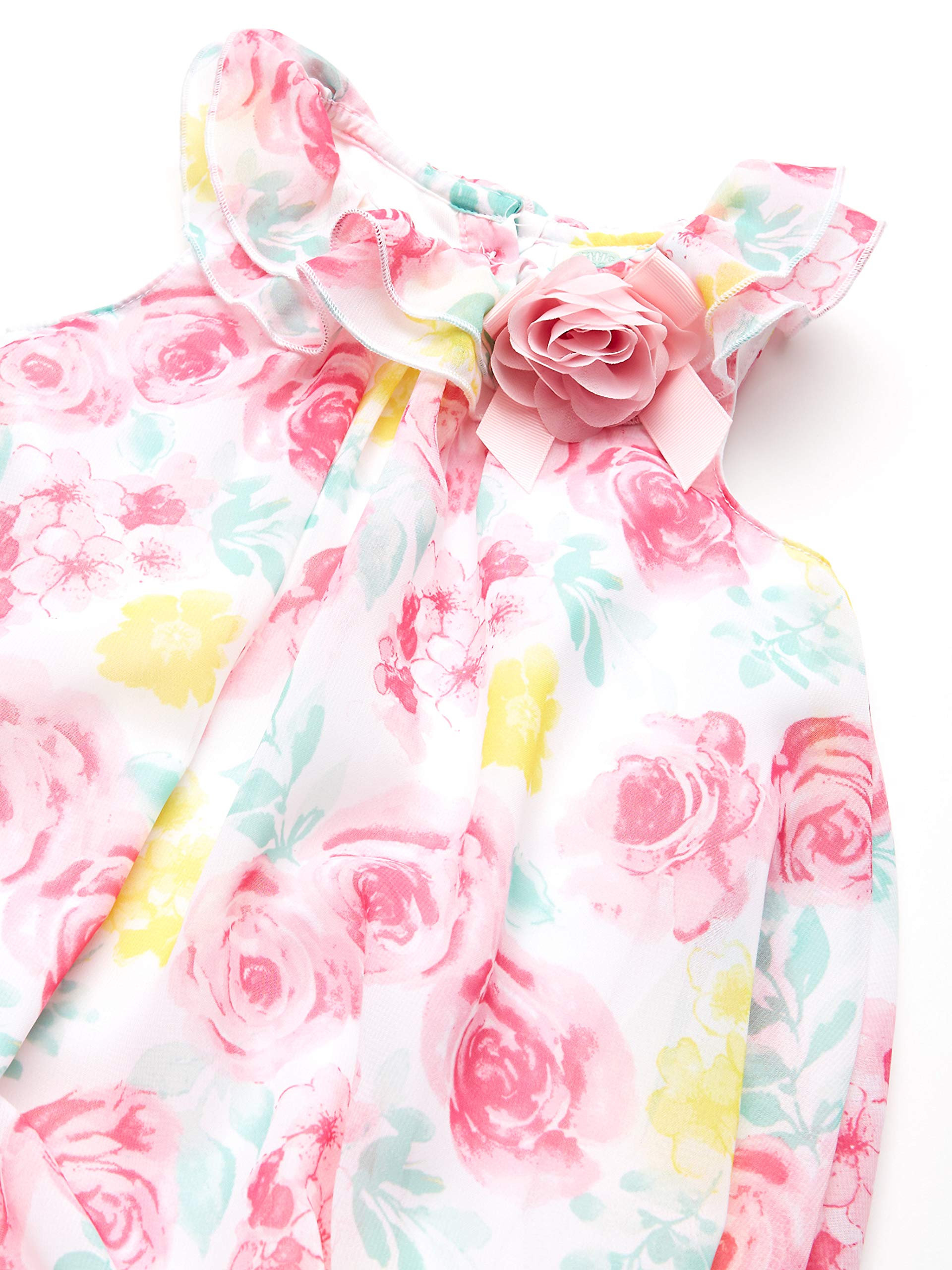 Little Me baby girls Chiffon Sets Playwear Dress, Floral, 24 Months US