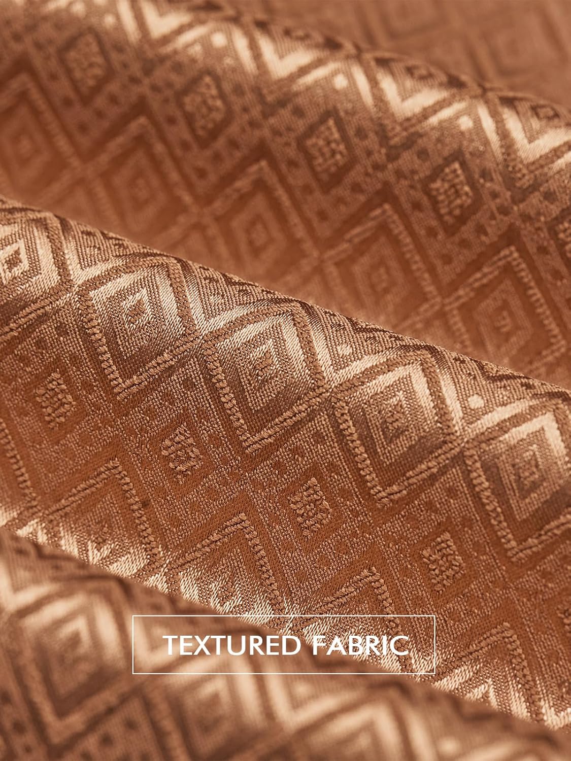 Runcati Mens Kaftan Thobe Textured Henley Shirt Long Sleeve Robe Casual Muslim Gown Shirt - Image 6