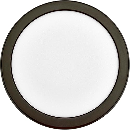 Miniatura 5 de Satco 62535-11W 120V CCT seleccionable LED 7" redondo acabado níquel cepillado 62-1713 techo interior LED accesorio