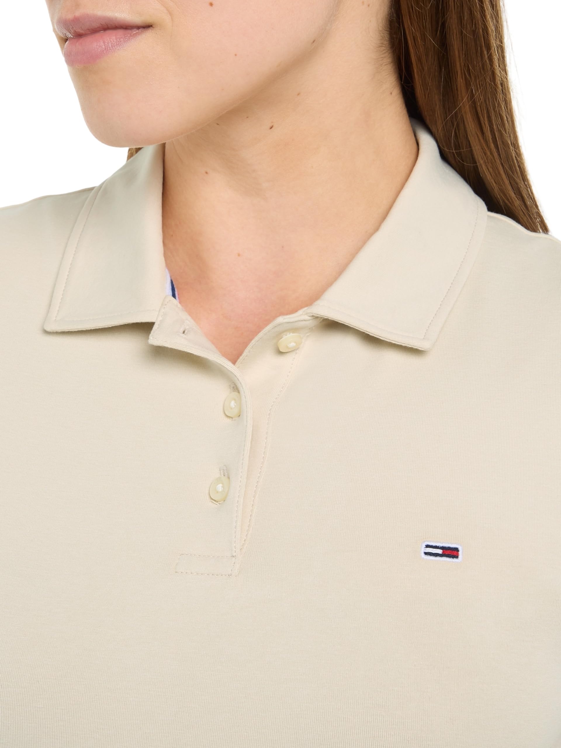 Tommy Jeans Maglietta Polo Maniche Corte Donna Tjw Slim Essential Polo Ss Slim Fit