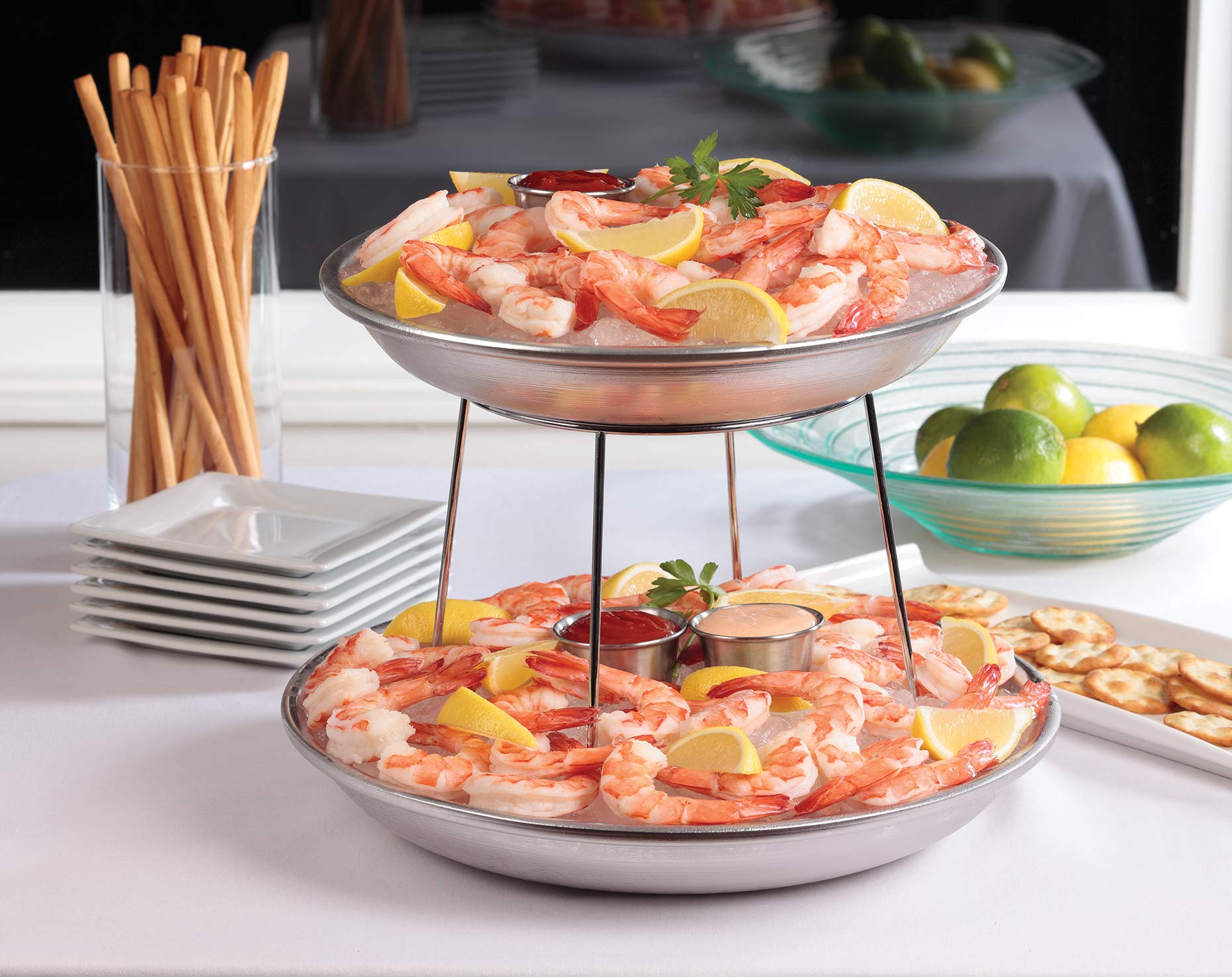 Platon Rectangular De Melamina De 56 X 32 X Centimetros, Color