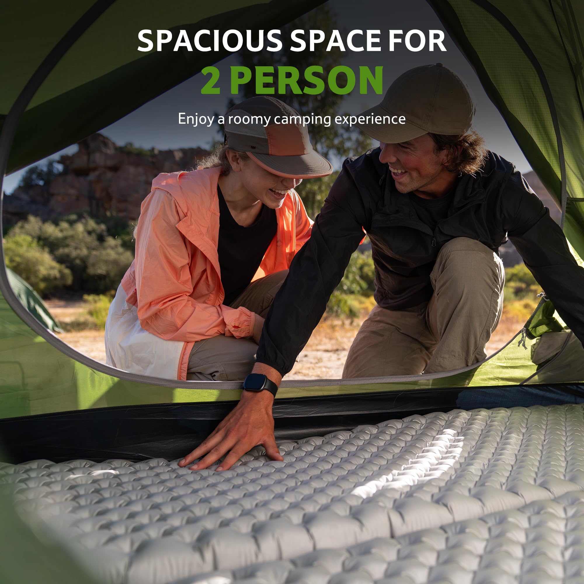 Naturehike Bleik Ultralight Kuppelzelt Wasserdicht (3000mm) Zelt 2-3 Personen Leichtes Zelte für Camping, Wandern & Trekking