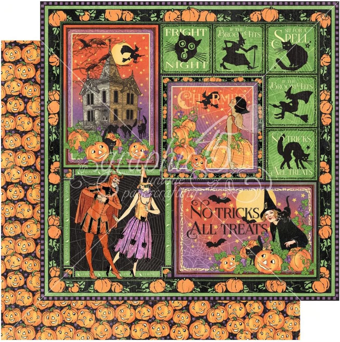 Graphic 45 Collection Pack 12"X12"-Charmed -G4502470