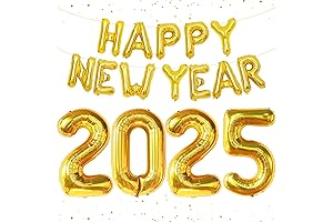 XtraLarge Gold 2025 Balloons, 40-Inch: Celebrate the New Year in Style!