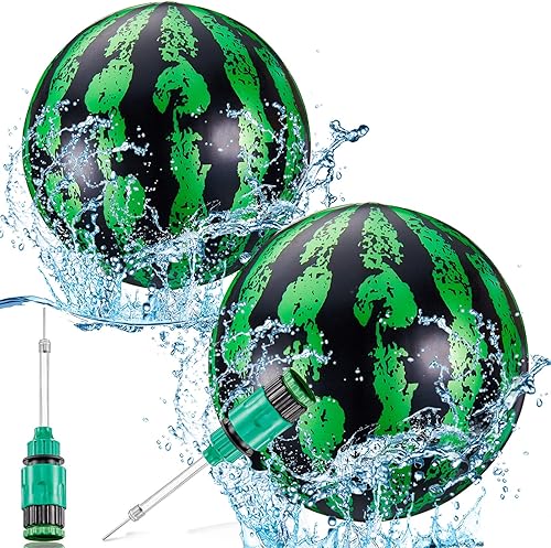 2 bolas de piscina juegos de piscina para niños adolescentes y adultos bolas inflables de piscina de 9 pulgadas juguetes con adaptador de manguera