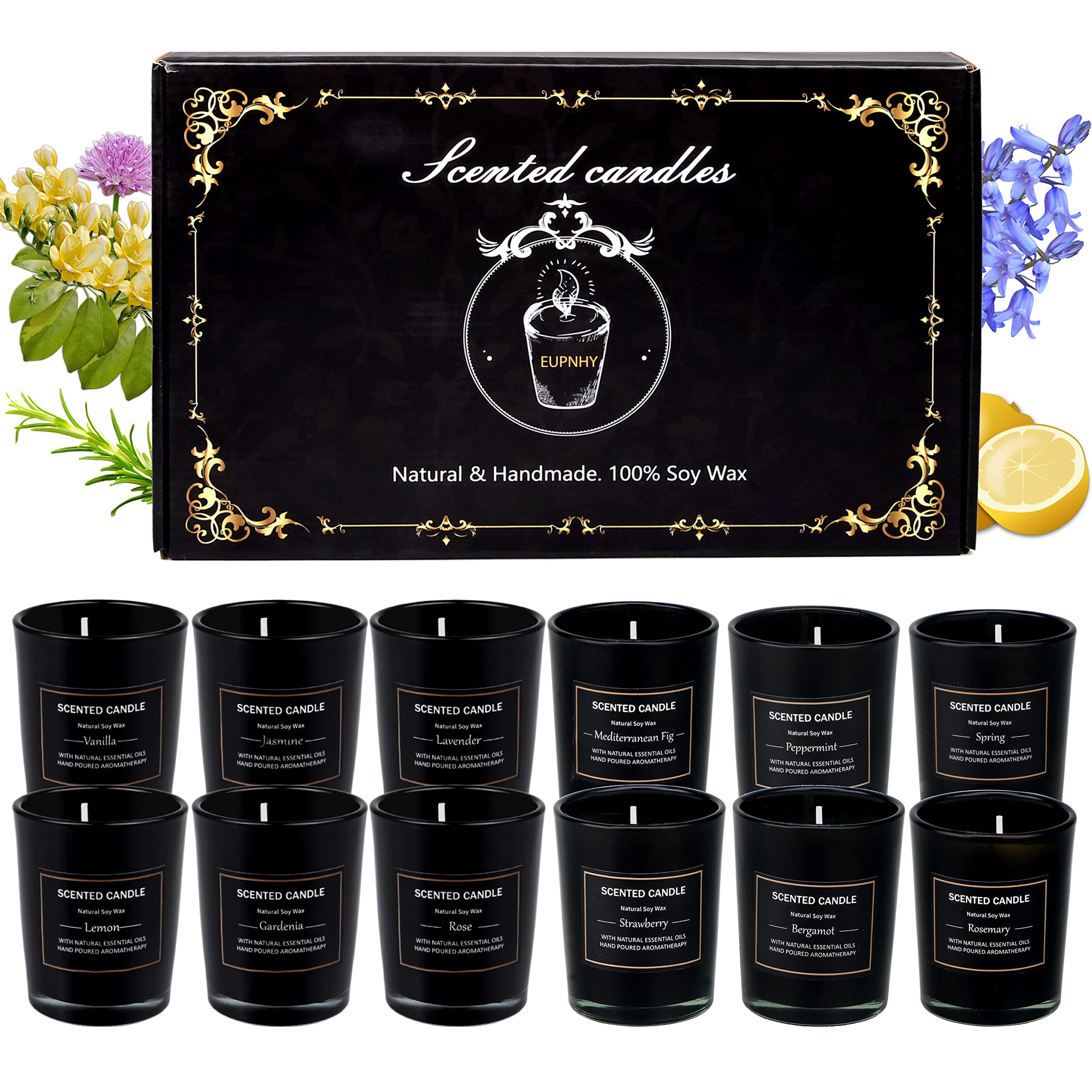 EUPNHY 12pcs Scented Candles Gift Set