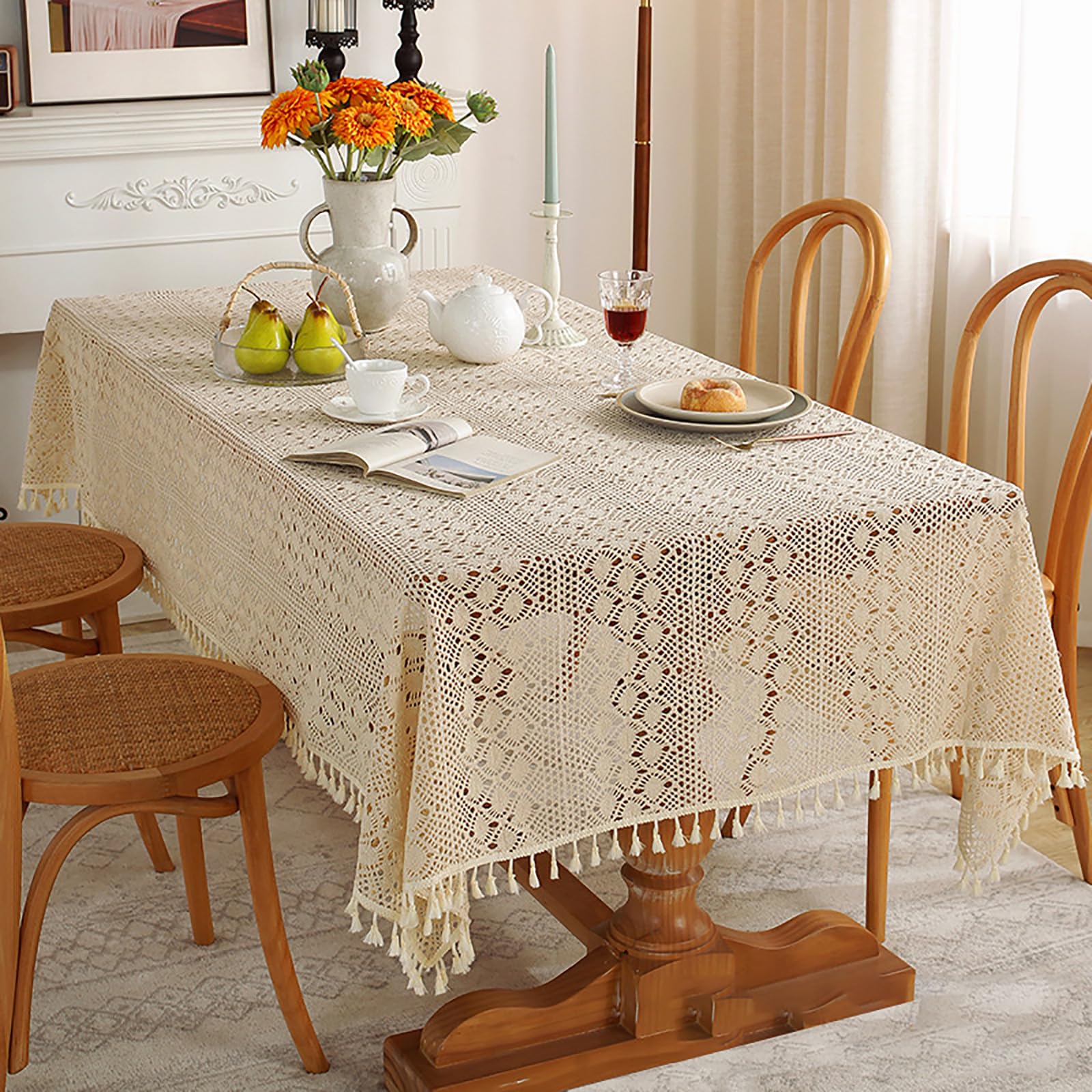 Nappe anti-tache pour cuisine 140x180 cm finie les corvées de nettoyage de table