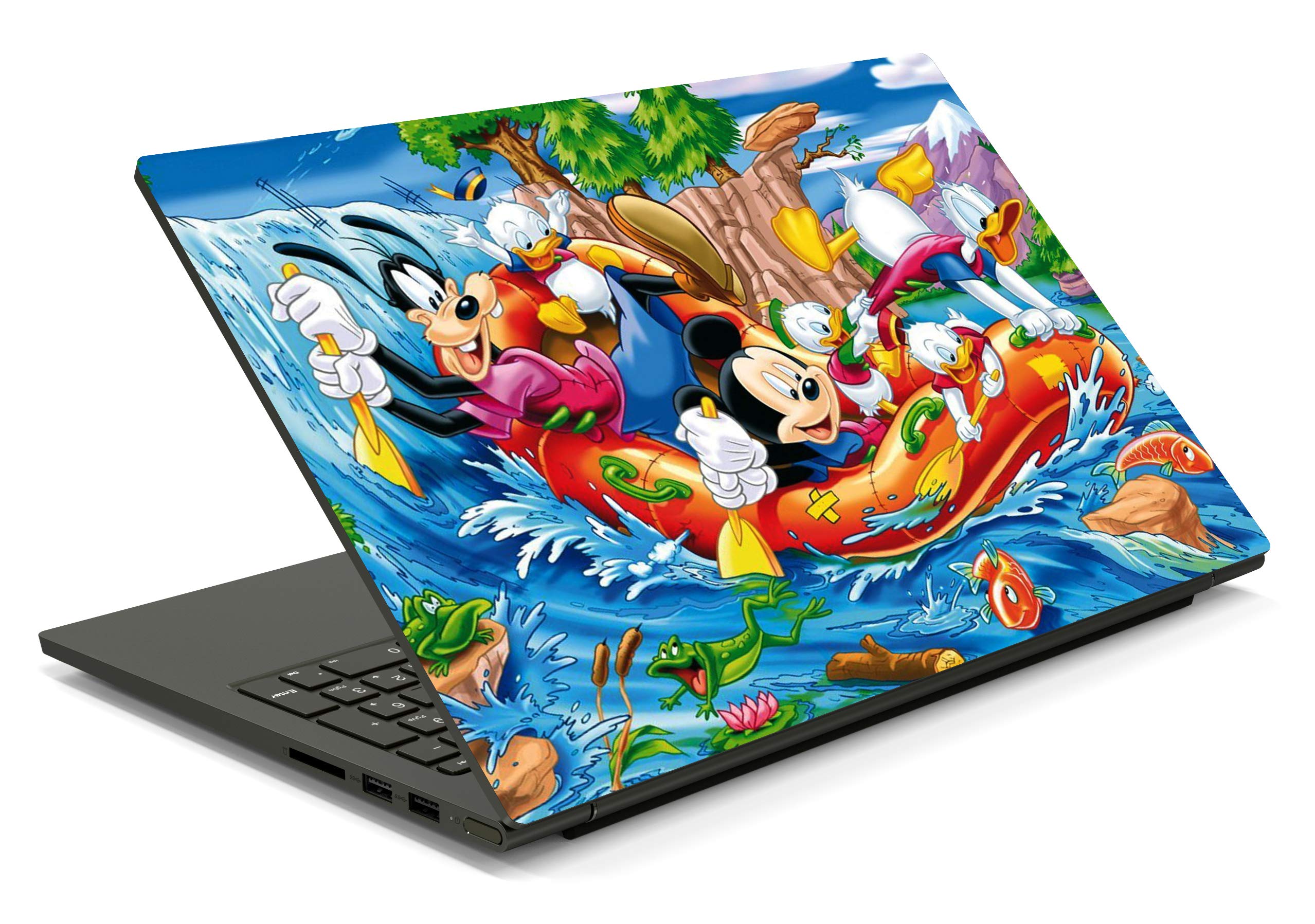 ISEE 360® Cartoon Laptop Skin Cover Laminated Stickers Girls Boys Kids Office Vinyl Printed Multicolored Floral Small HD Quality Sticker 14 Inches Animation (B08NXJ6M1P) Amazon Price History, Amazon Price Tracker