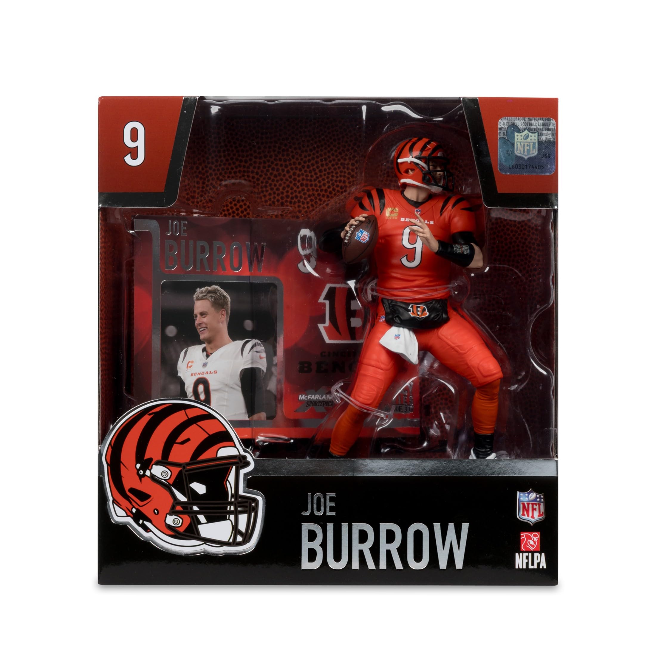 Joe Burrow (Cincinnati Bengals) NFL Figurine McFarlane 17,8 cm