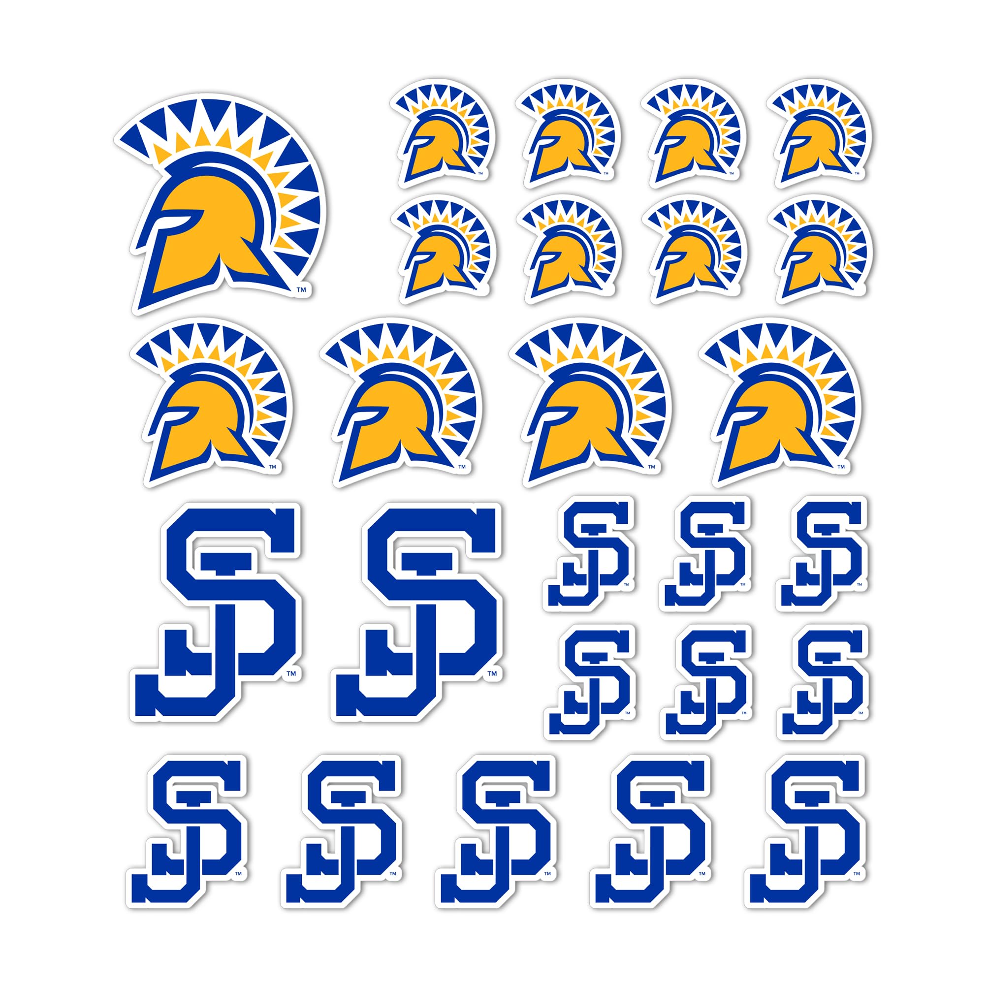 Sticker vinyle SJSU Spartans NCAA pour customiser et protéger vos objets du quotidien