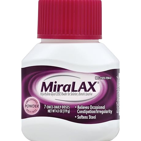 Miralax Travel Powder Laxative, 4.09 oz
