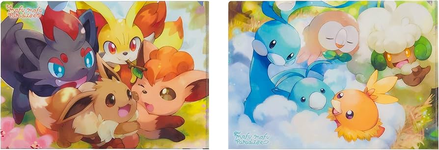 ポケモンセンターフクオカ福岡 A4クリアファイル2枚セット　×10個 A4クリアファイル 2枚セット ポケモンセンターフクオカR ｜【公式